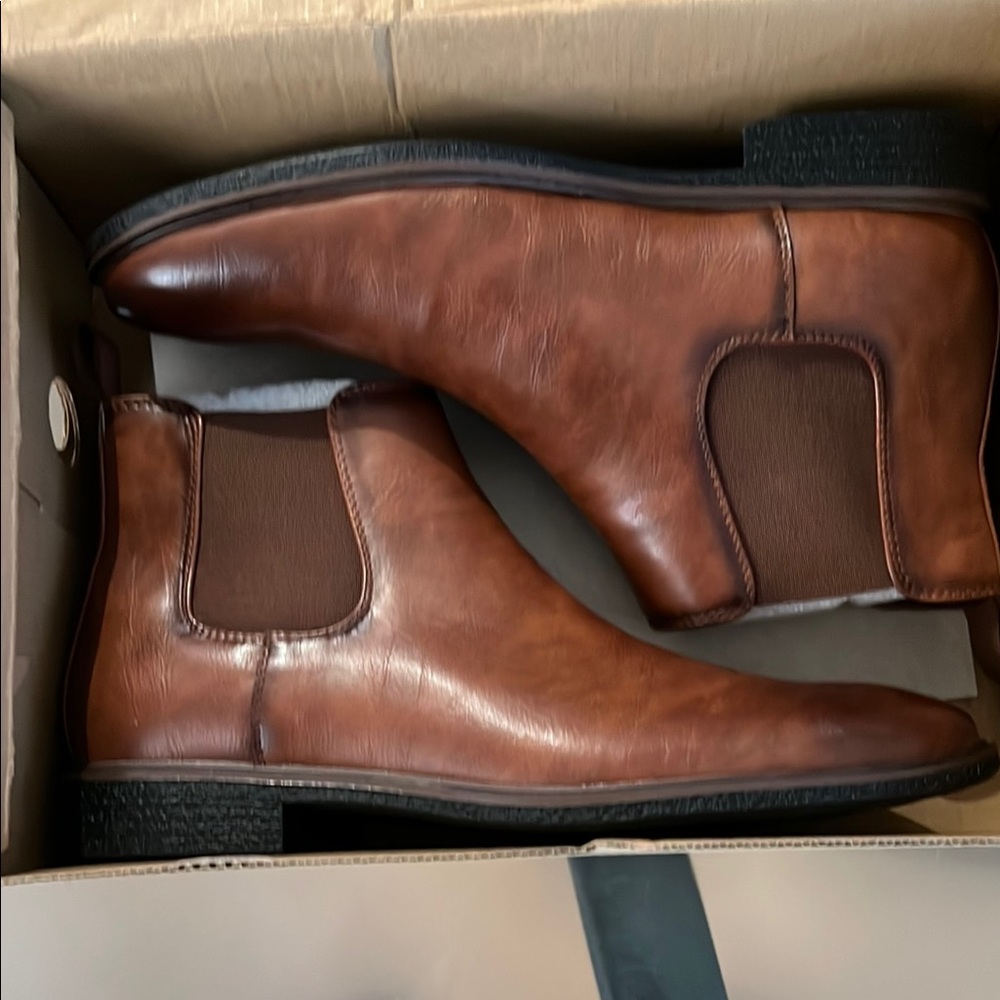 Men's Brown Leather Chelsea Boots